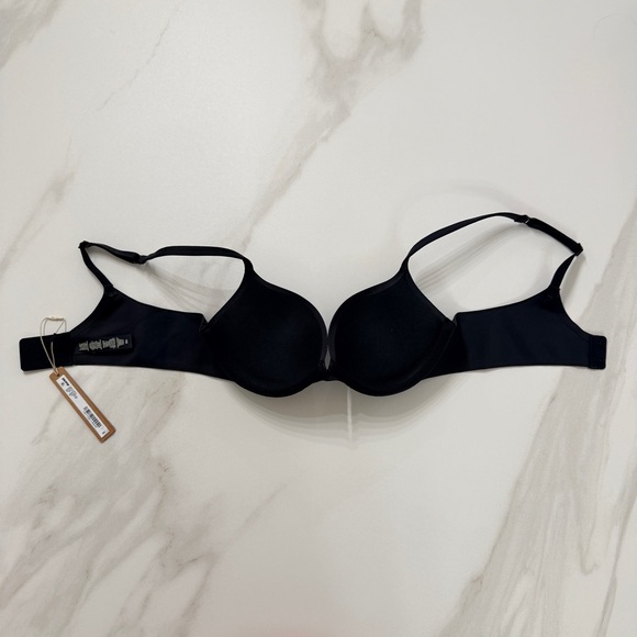 NWT!!! SKIMS Ultimate Push Up Plunge Bra - in Onyx Black - Size 36A - Picture 10 of 14